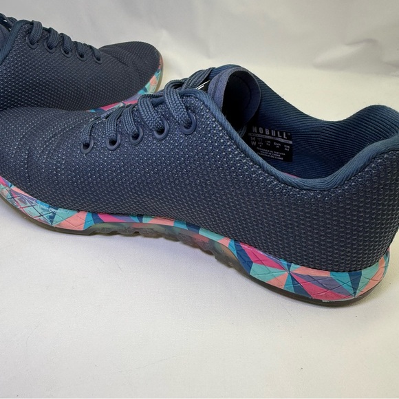 NoBull Navy Prism Trainers shoes sneakers Workout lifting gym shoes Women’s 8 - Picture 8 of 15